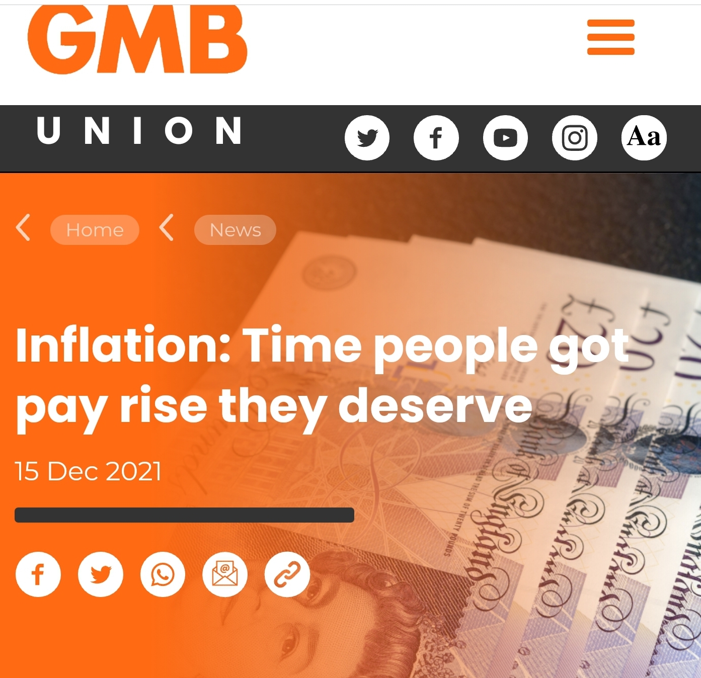 Gary Smith, GMB General Secretary Statement | GMB Branch Of The North ...